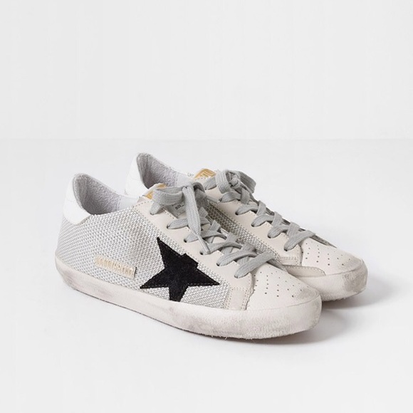 golden goose mesh superstar